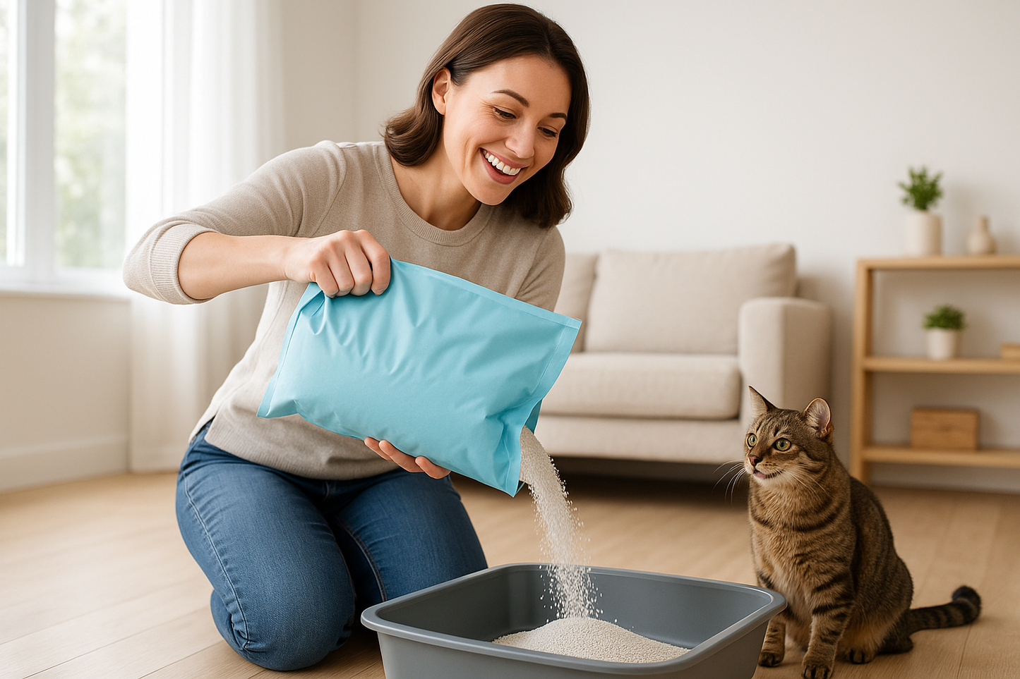 Lightweight litter demonstration