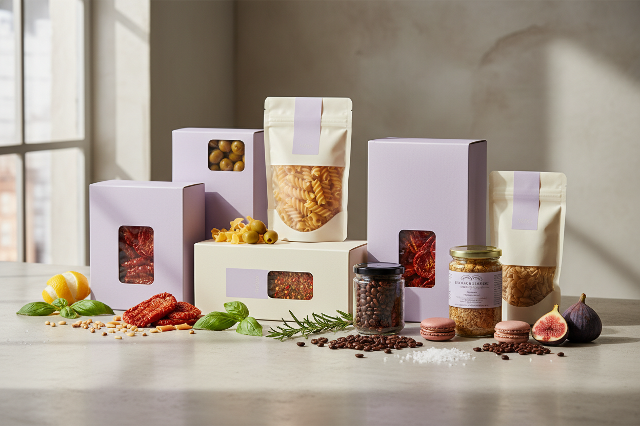 Hero slide - Packaged gourmet food